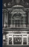 Registre de La Grange (1658-1685)