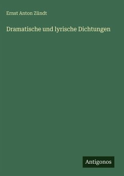 Cover Dramatische und lyrische Dichtungen