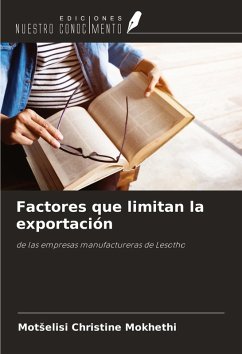 Factores que limitan la exportación - Mokhethi, Mot¿elisi Christine