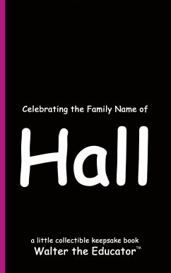 Cover Celebrating the Family Name of Hall