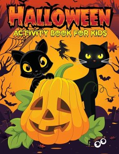 Cover Halloween Activity Book for Kids Ages 4-8