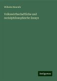 Volkswirthschaftliche und socialphilosophische Essays