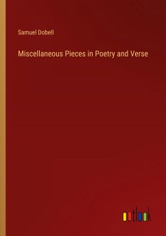 Cover Miscellaneous Pieces in Poetry and Verse