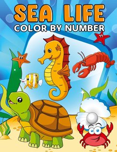 Sea Life Color By Number - Bidden, Laura