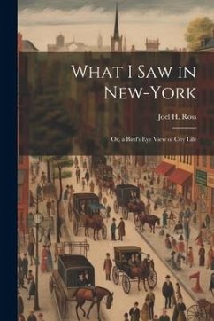 What I Saw in New-York: Or, a Bird's Eye View of City Life - Ross, Joel H.