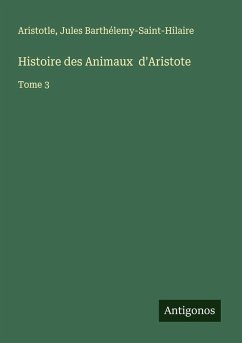 Cover Histoire des Animaux d'Aristote