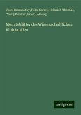 Monatsblätter des Wissenschaftlichen Klub in Wien