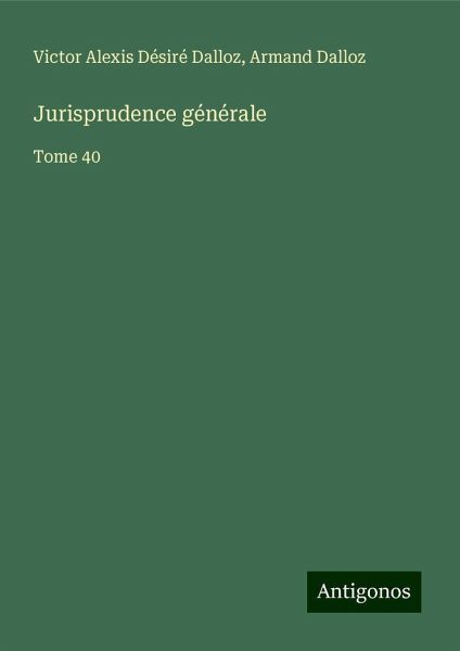 Jurisprudence générale Jurisprudence générale