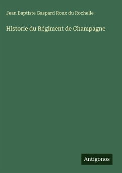 Cover Historie du Régiment de Champagne