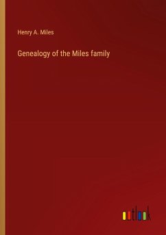 Genealogy of the Miles family