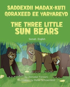 Cover The Three Little Sun Bears (Somali - English)