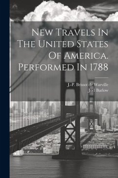 New Travels In The United States Of America. Performed In 1788 - Barlow, Joel