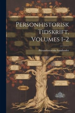 Cover Personhistorisk Tidskrift, Volumes 1-2