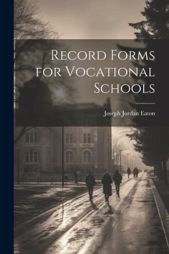Cover Record Forms for Vocational Schools