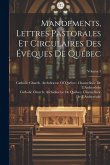 Mandements, Lettres Pastorales Et Circulaires Des Évêques De Québec; Volume 5 Mandements, Lettres Pastorales Et Circulaires Des Évêques De Québec; Volume 5