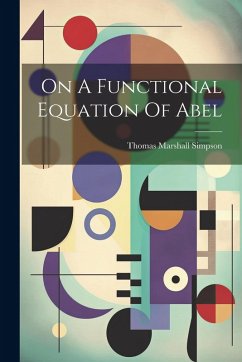 Cover On A Functional Equation Of Abel