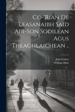 Cover Co-'rian De 'leasanaibh Said Air-son Sgoilean Agus Theaghlaichean ..