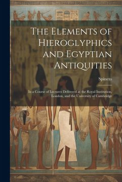 Cover The Elements of Hieroglyphics and Egyptian Antiquities