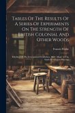 Tables Of The Results Of A Series Of Experiments On The Strength Of British Colonial And Other Woods: Exhibited At The International Exhibition, 1862: