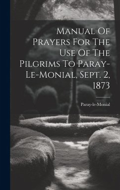 Cover Manual Of Prayers For The Use Of The Pilgrims To Paray-le-monial, Sept. 2, 1873