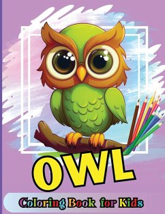 Cover Owl Coloring book for kids