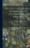 The Type Localities of Plants First Described From New Mexico: A Bibliography of New Mexican Botany