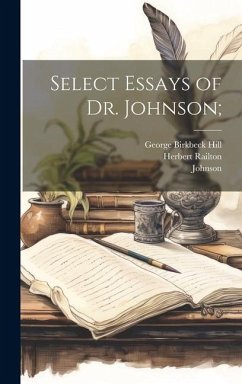 Cover Select Essays of Dr. Johnson;