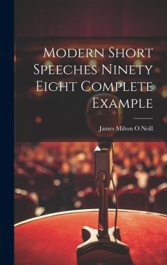 Cover Modern Short Speeches Ninety Eight Complete Example