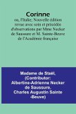 Corinne; ou, l'Italie; Nouvelle édition revue avec soin et précédée d'observations par Mme Necker de Saussure et M. Sainte-Beuve de l'Académie française