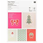 Postkartenblock Schleifen, Pixel, FSC MIX, 10 Karten, 400 g/m²