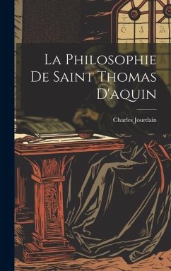 Cover La Philosophie De Saint Thomas D'aquin