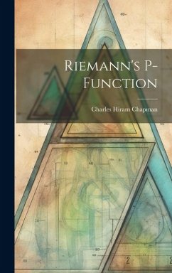 Riemann's P-Function - Chapman, Charles Hiram