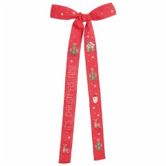 Stickpackung Gezählter Kreuzstich, Schleife It's Christmas Time Stickpackung Gezählter Kreuzstich, Schleife It's Christmas Time