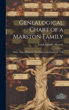 Genealogical Chart of a Marston Family; Salem, Mass., Hampton, Moultonboro' and Sandwich, N.H - Quimby, Marston Enoch