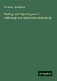 Beiträge zur Physiologie und Pathologie der Harnstoffausscheidung