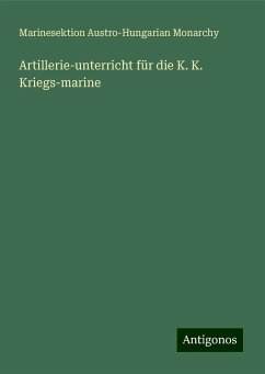 Artillerie-unterricht für die K. K. Kriegs-marine - Austro-Hungarian Monarchy, Marinesektion