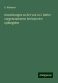 Bemerkungen zu der von A.G. Butler vorgenommenen Revision der Sphingiden