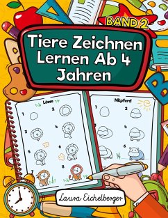 Cover Tiere Zeichnen Lernen Ab 4 Jahren
