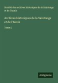 Archives historiques de la Saintonge et de l'Aunis