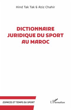 Cover Dictionnaire juridique du sport au Maroc