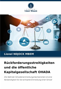 Cover Rückforderungsstreitigkeiten und die öffentliche Kapitalgesellschaft OHADA