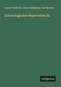 Cover Entomologisches Repertorium III.
