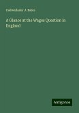 A Glance at the Wages Question in England