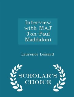 Cover Interview with Maj Jon-Paul Maddaloni - Scholar's Choice Edition