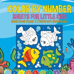Cover Color by Number Sheets for Little Kids - Math Book Grade 1   Children's Math Books