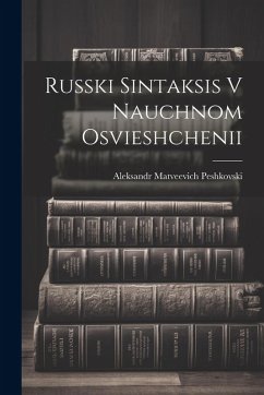 Cover Russki Sintaksis V Nauchnom Osvieshchenii