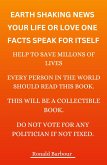 Earth Shaking News, Your Life Or Loved Ones At Risk, Facts Speak For Itself