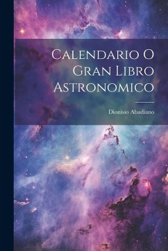 Cover Calendario O Gran Libro Astronomico