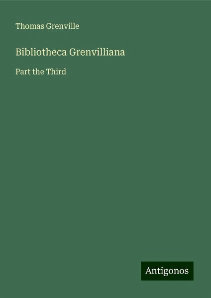 Bibliotheca Grenvilliana