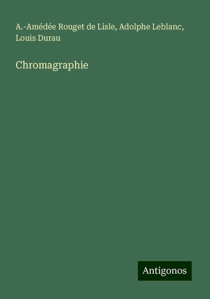 Chromagraphie Chromagraphie